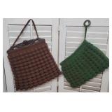 2 Handmade 1940s Crocheted Purses - Can