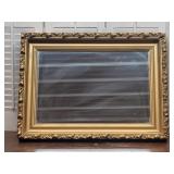 Antique gold gilt leaf mirror - beautiful