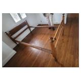Beautiful 1800s rope bed 48x75