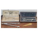 Drafting compasses, and Gauge