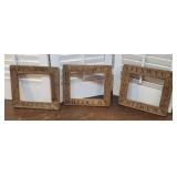 3 old school house ABC frames