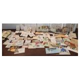 Ephemera - vintage greeting & baby arrival cards