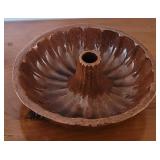 Early redware cake mold