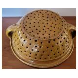 Found in Budapest old pottery collander with