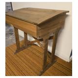 Early lift top School desk 27"18"30"