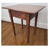 Early Hepplewhite table mortised legs