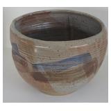 Signed Mid century Studio pottery bowl - large