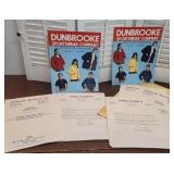 2 70s Dunnbrooke sportswear catalogs /packets -