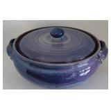 Kingsbury Ithaca studio pottery - covered bowl