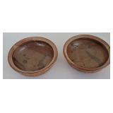 Pair Kingsbury Ithaca studio pottery bowls