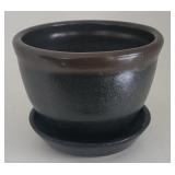 2pc pot Signed Cheri Mid century Studio pottery