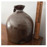 Side pour stoneware jug