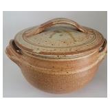 Kingsbury Ithaca studio pottery covered pot -