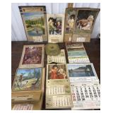 1951,52,53 New York advertising calendars -