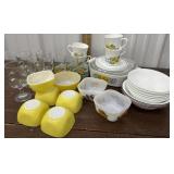 Box dishes - Fire King, Corelle, Pyrex
