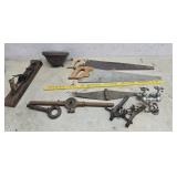 Hand saws, block plane, etc