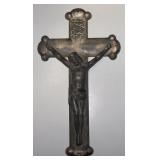 Antique Spelter Funeral Coffin Casket Lid