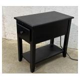 End stand 1 drawer with charging station 13x23x22