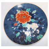 Japanese-Asian large charger-chop plate, signed