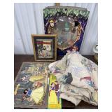 Snow White lot - McDonalds toy display, vintage