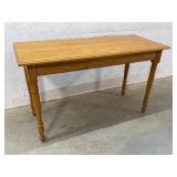 Oak sofa table 20x48x28