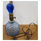 Blue lamp *$Donated to Candor Food Pantry