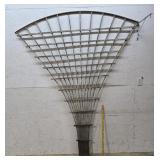 Large wood trellis
