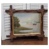 Pastel in early Eastlake frame