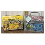 Walt Disney tin lunch box and Disney Pixar
