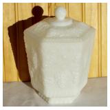 Anchor Hocking Fire King Milk Glass Hexagonal