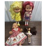 Strawberry shortcake dolls, baby doll w s bratz