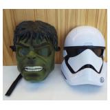 Star Wars and Hulk Masks. Star Wars Mask makes