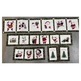 Christmas valence table runner and accessories