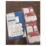 3 Wireless Outlets With Remotes