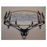 Mathews Archery Steel Advertising Raxx Bow Hanger