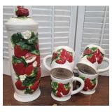 Casa Vero ACK Strawberry china - 4 large coffee