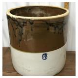 Large Crock marked 6