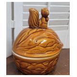 Covered Squirrel nut bowl