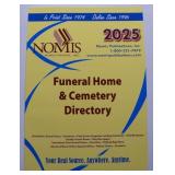 2025 Nomis Funeral Home & Cemetery Directory Book