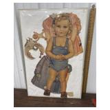 HUGE Life size paper doll