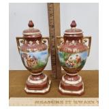 Two matching urns Czechoslovakia