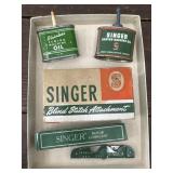 Singer Sewing machine oils and accessories