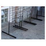 8 Gridwall Wire Wall Panel Legs New Never Used