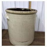 Large crock marked 12 *some chips