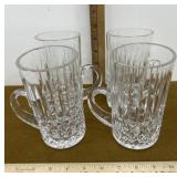 Waterford Crystal set/4 mugs