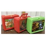 3 plastic lunch boxes Thermos and Aladdin -
