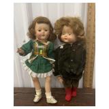 2 Vintage Dolls *ones Has Arms Detached