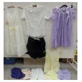 Vintage negligees, shorts, etc