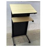 Book / Music stand with wheels 23x17x48