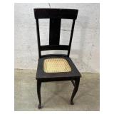 Oak T back chair